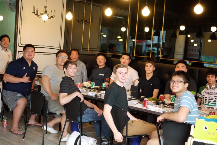 USJF judo group dinner invited by Mr. Hoon Chung 